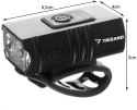 Lampka rowerowa 4T6 USB + tylne światło 15916 - uniwersalny Trizand TRIZAND