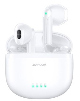 Joyroom słuchawki TWS bezprzewodowe ENC wodoodporne IPX4 Bluetooth 5.3 biały JR-TL11 JOYROOM
