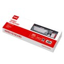 Marvo KB005, klawiatura US, klasyczna, przewodowa (USB), czarno-czerwona