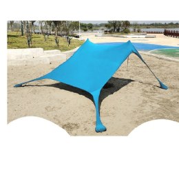 Pawilon turystyczny plażowy przeciwsłoneczny obciążany piaskiem Lycra 2.1x2x1.5 m