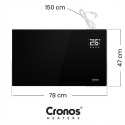 Szklany panel grzewczy Cronos GPH-20DA 2000W BLACK CRONOS HEATERS