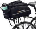 Wozinsky duża torba rowerowa na bagażnik 35l + pokrowiec przeciwdeszczowy czarny WBB19BK WOZINSKI