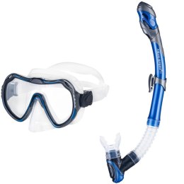 Zestaw do nurkowania Aqua-Speed Maska Java+Fajka Elba kol.11 niebieski