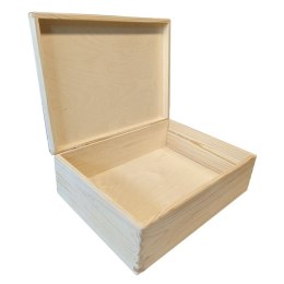 Drewniane pudełko z pokrywką, 40 x 30 x 13 cm
