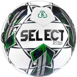 Piłka nożna hala Select Futsal Planet FIFA Basic biało-czarno-szaro-zielona 17646
