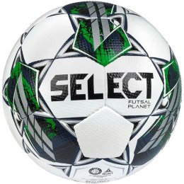 Piłka nożna hala Select Futsal Planet FIFA Basic biało-czarno-szaro-zielona 17646