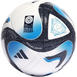 Piłka nożna adidas Oceaunz League biało-niebiesko-czarna HT9015