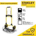 WÓZEK TRANSPORTOWY STALOWY SKŁADANY 90 KG