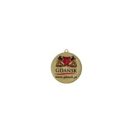 Medal Złoty Biathlon Z Miejscem Na Emblemat 25 Mm Z Nadrukiem Kolorowym Luxorjet