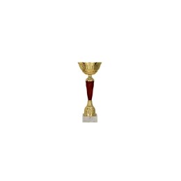 Puchar metalowy złoto-burgundowy