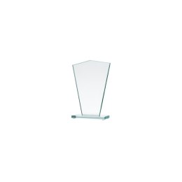 Trofeum szklane z rozklejoną podstawą