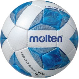 Piłka nożna Molten Vantaggio 4800 Futsal Fifa Pro niebiesko-biała F9A4800