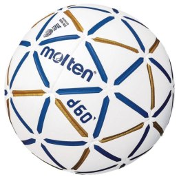 Piłka ręczna Molten H1D4000-BW D60 IHF Approved biało-niebiesko-złota