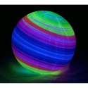 Piłka gumowa Enero 20cm świecąca Led stripes