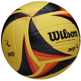 Piłka siatkowa Wilson AVP Replica Game żółto-czarno-pomarańczowa WTH01020XB