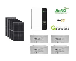 Zestaw off grid 2,3kW PV, 5kW AC, 5kWh pojemności PV OFF-GRID