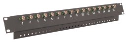 16-kanałowy panel z transformatorami wideo do szafy RACK EWIMAR FKT-16 EWIMAR