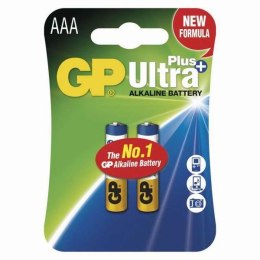 Bateria alkaliczna, AAA, 1.5V, GP, blistr, 2-pack, Ultra Plus