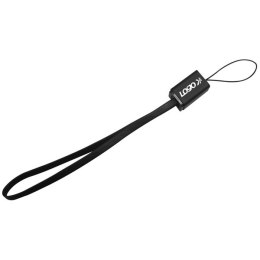 Logo USB kabel (2.0), USB A M - 0.3m, czarny, blistr