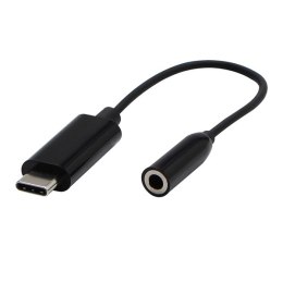 USB/Audio Jack (3,5mm) F, stereo, czarna, Logo blistr