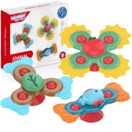 WOOPIE Spiner Zabawka Sensoryczna Edukacyjna 3w1 Kolorowe