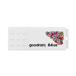 Goodram USB flash disk, USB 2.0, 64GB, UME2, UME2, biały, UME2-0640W0R11-SP