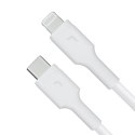 Kabel Biały USB-C - Lightning MFi 1m do Apple iPhone Green Cell PowerStream, z szybkim ładowaniem Power Delivery