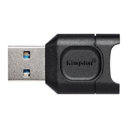 Kingston czytnik USB 3.0 (3.2 Gen 1), MobileLite Plus microSD, microSD, zewnętrzny, czarna, złącze USB A