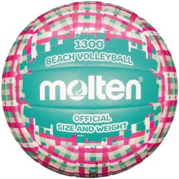 Piłka siatkowa Molten plażowa różowo-miętowa V5B1300-CG