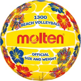 Piłka siatkowa Molten plażowa żółto-czerwona V5B1300-FY