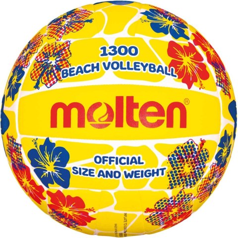 Piłka siatkowa Molten plażowa żółto-czerwona V5B1300-FY