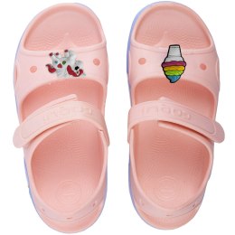 Sandały dla dzieci Coqui Yogi różowo-niebieskie 8861-406-4140