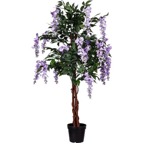 PLANTASIA Sztuczne drzewo, 150 cm, Wisteria fioletowy