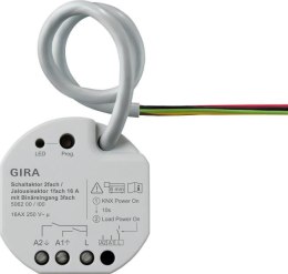 GIRA KNX Aktor przełączająco/żaluzjowy 2-kanałowy z 3 wej. binarnymi Gira One 5062 00 GIRA