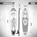 PHYSIONICS Nadmuchiwany paddleboard - God Anubis, 305 cm