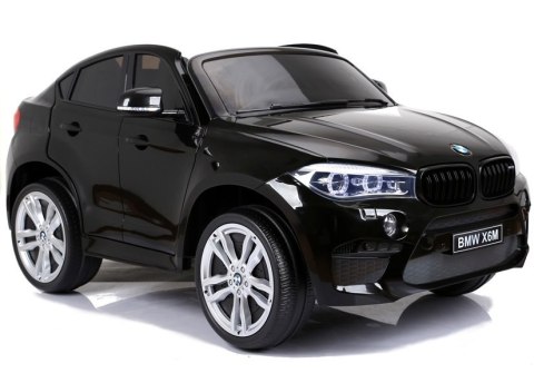 Auto Na Akumulator BMW X6M Czarne Dwuosobowy Fotel