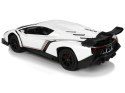 Auto Zdalnie Sterowane Lamborghini Veneno Biały 2,4 G Pilot Kierownica Dźwięk Światła