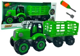 Traktor Do Rozkręcania Zielony DIY Śrubokręt