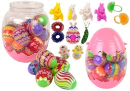 Jajo Dekoracja Wielkanoc Pisanki Niespodzianka Figurki Fidget Toys 18 Sztuk