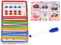 Zabawka Edukacyjna Pojazdy Karty Zadań Liczenie Sorter 60 Elementów