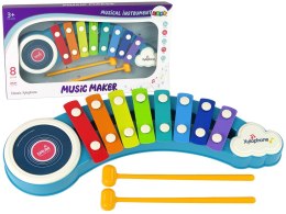 Kolorowe Cymbałki Bębenek Dla Dzieci Muzyka