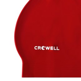 Czepek pływacki latex Crowell Atol czerwony kol.4
