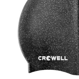Czepek pływacki silikonowy Crowell Recycling Pearl czarny kol.1