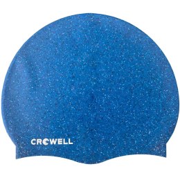 Czepek pływacki silikonowy Crowell Recycling Pearl niebieski kol.5