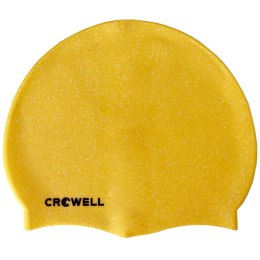 Czepek pływacki silikonowy Crowell Recycling Pearl żółty kol.7