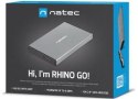 OBUDOWA DYSKU ZEWNĘTRZNA NATEC RHINO GO SATA 2.5cala USB 3.0 SZARA NATEC