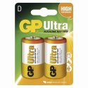 Bateria alkaliczna, ogniwo typ D, 1.5V, GP, blistr, 2-pack, Ultra