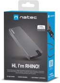 OBUDOWA SSD ZEWNĘTRZNA NATEC RHINO M.2 NVME USB-C 3.1 GEN 2 ALUMINIUM NATEC