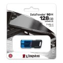 Kingston USB flash disk, USB 3.2, 128GB, DataTraveler 80, niebieski, DT80M/128GB, USB C