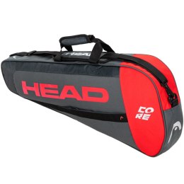 Torba tenisowa Head Core 3R Pro szaro-czerwona 283411